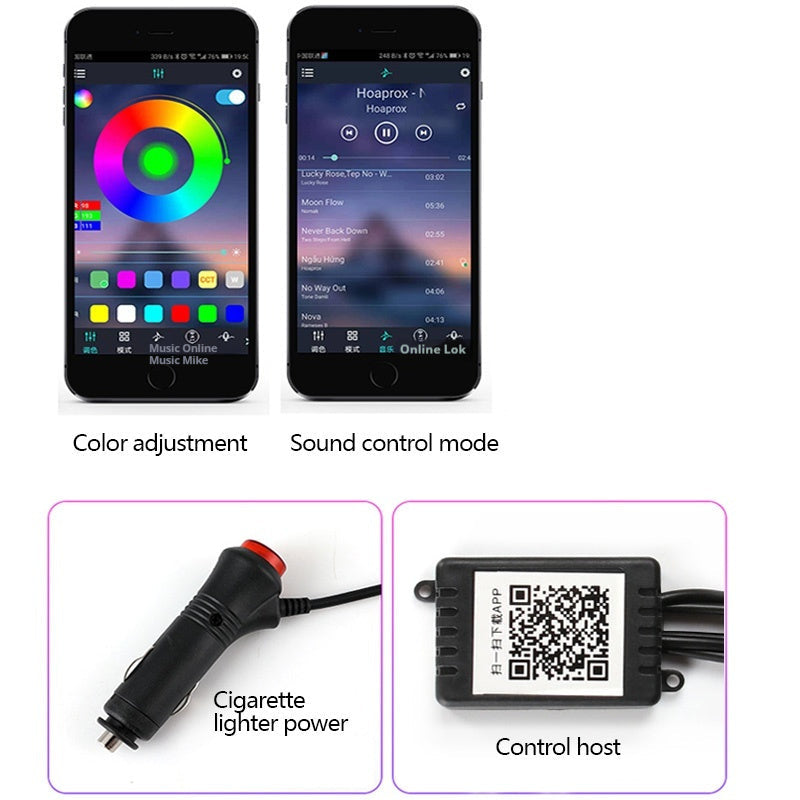 Car RGB LED Strip Light